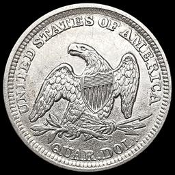 1857 Seated Liberty Quarter CHOICE AU