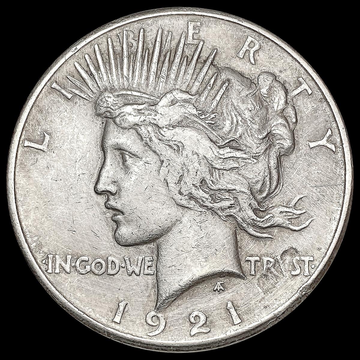 1921 Silver Peace Dollar LIGHTLY CIRCULATED