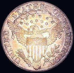 1801 BB-212 Draped Bust Dollar CHOICE AU