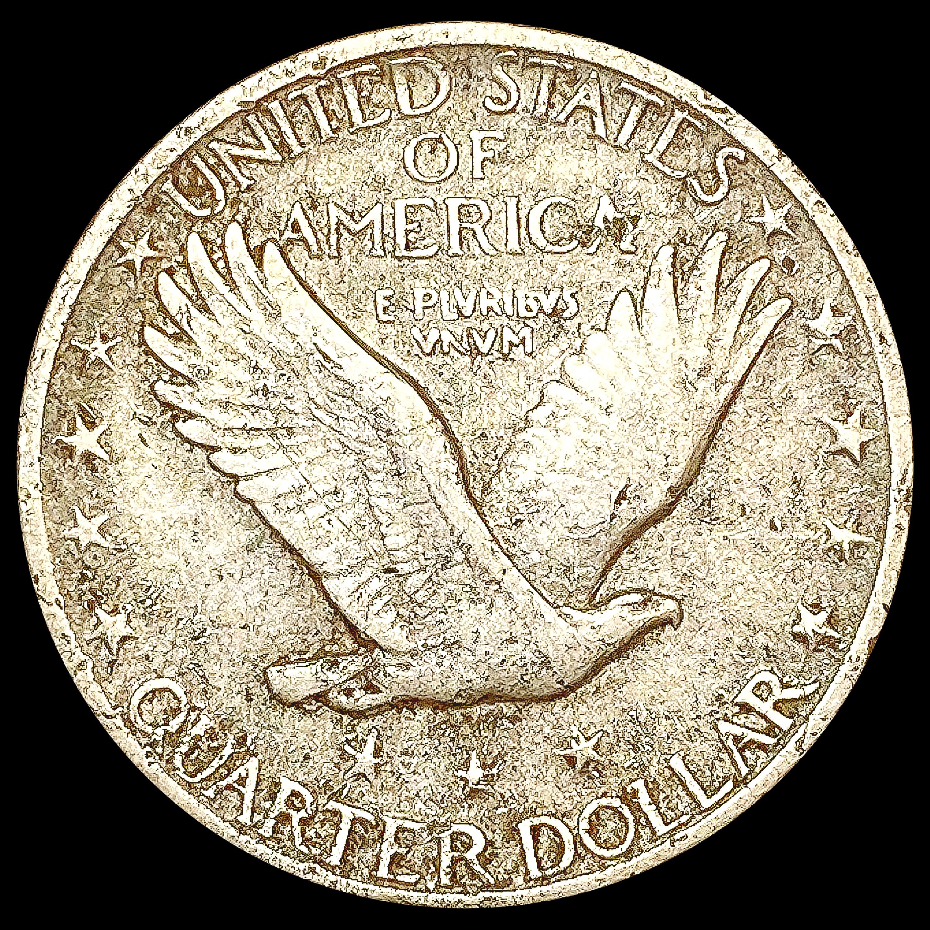 1920-S Standing Liberty Quarter NICELY CIRCULATED