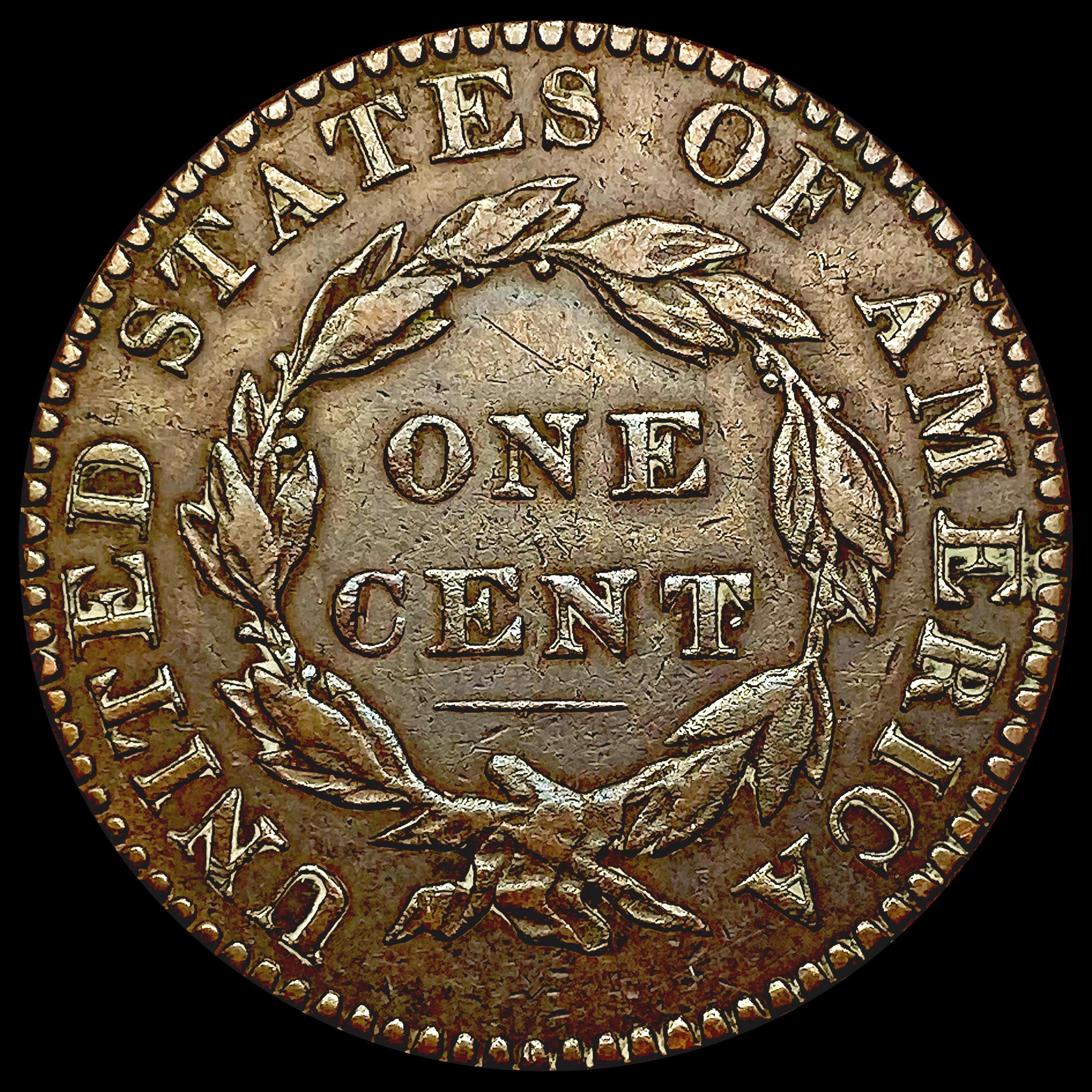 1822 Coronet Head Large Cent NEARLY UNCIRCULATED