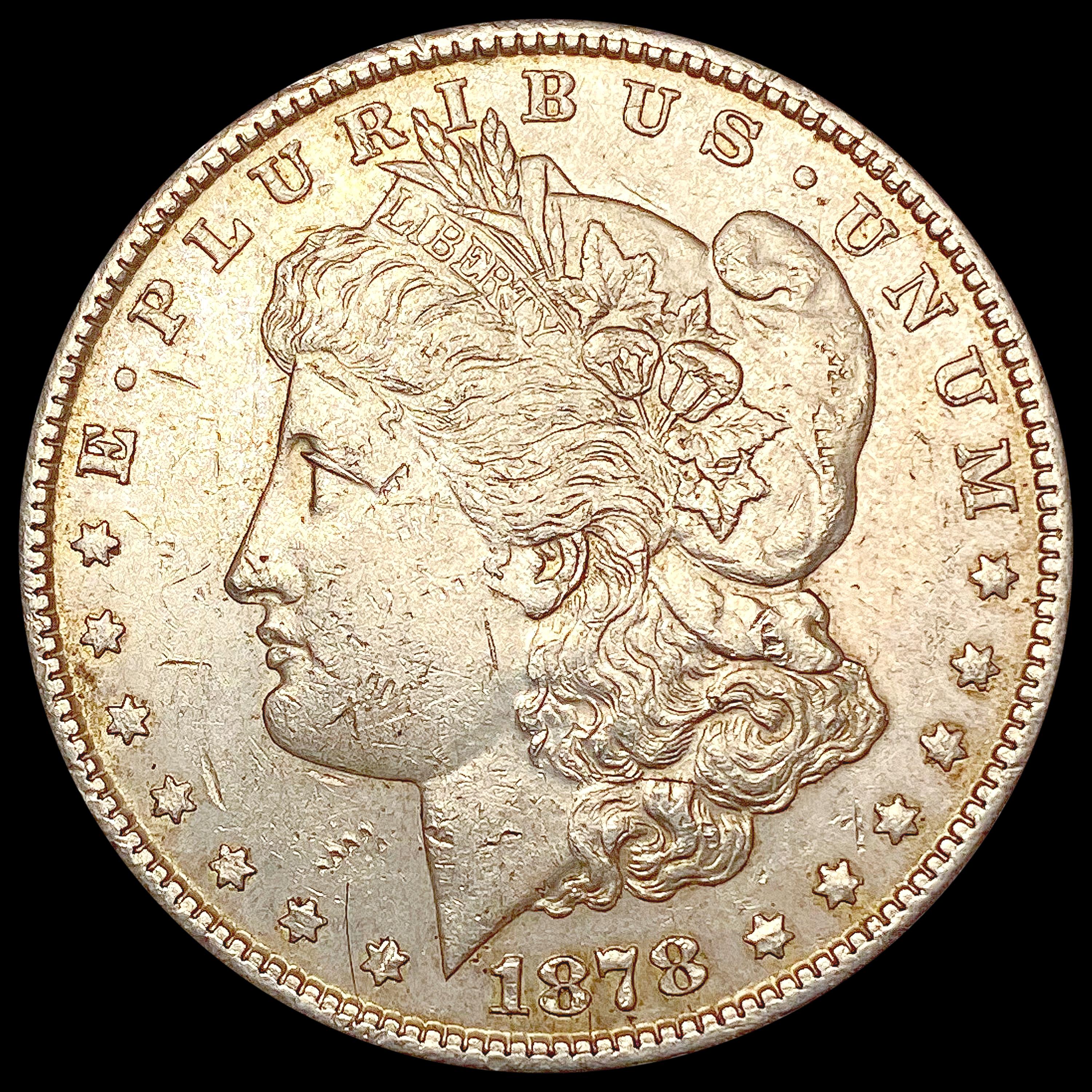 1878-S Morgan Silver Dollar CLOSELY UNCIRCULATED