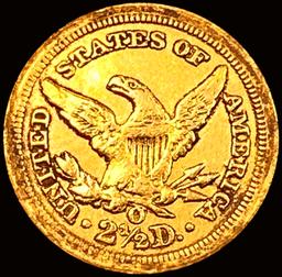 1846-O $2.50 Gold Quarter Eagle CHOICE AU