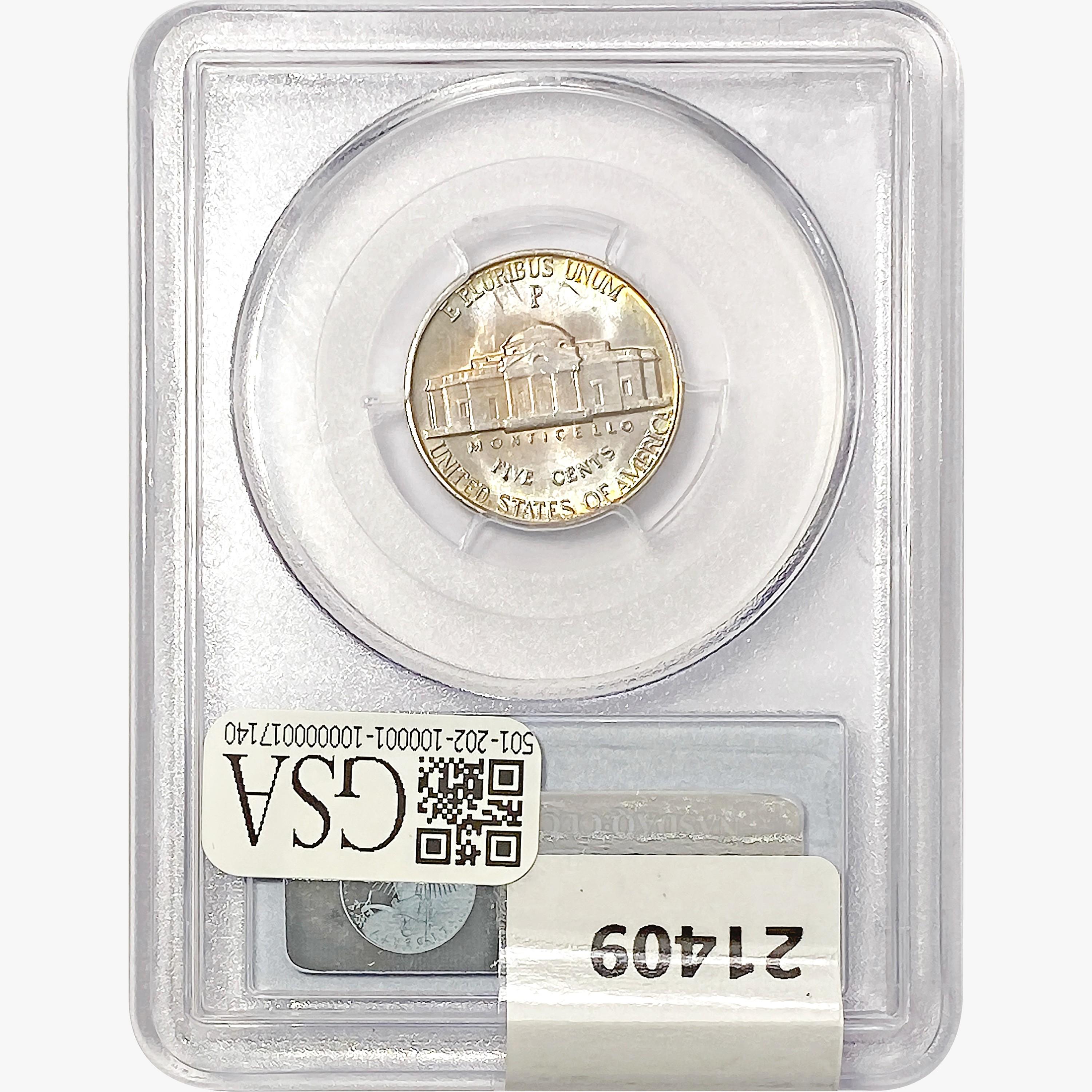 1945-P Jefferson Nickel PCGS MS64 DDR FS-801 (FS-0