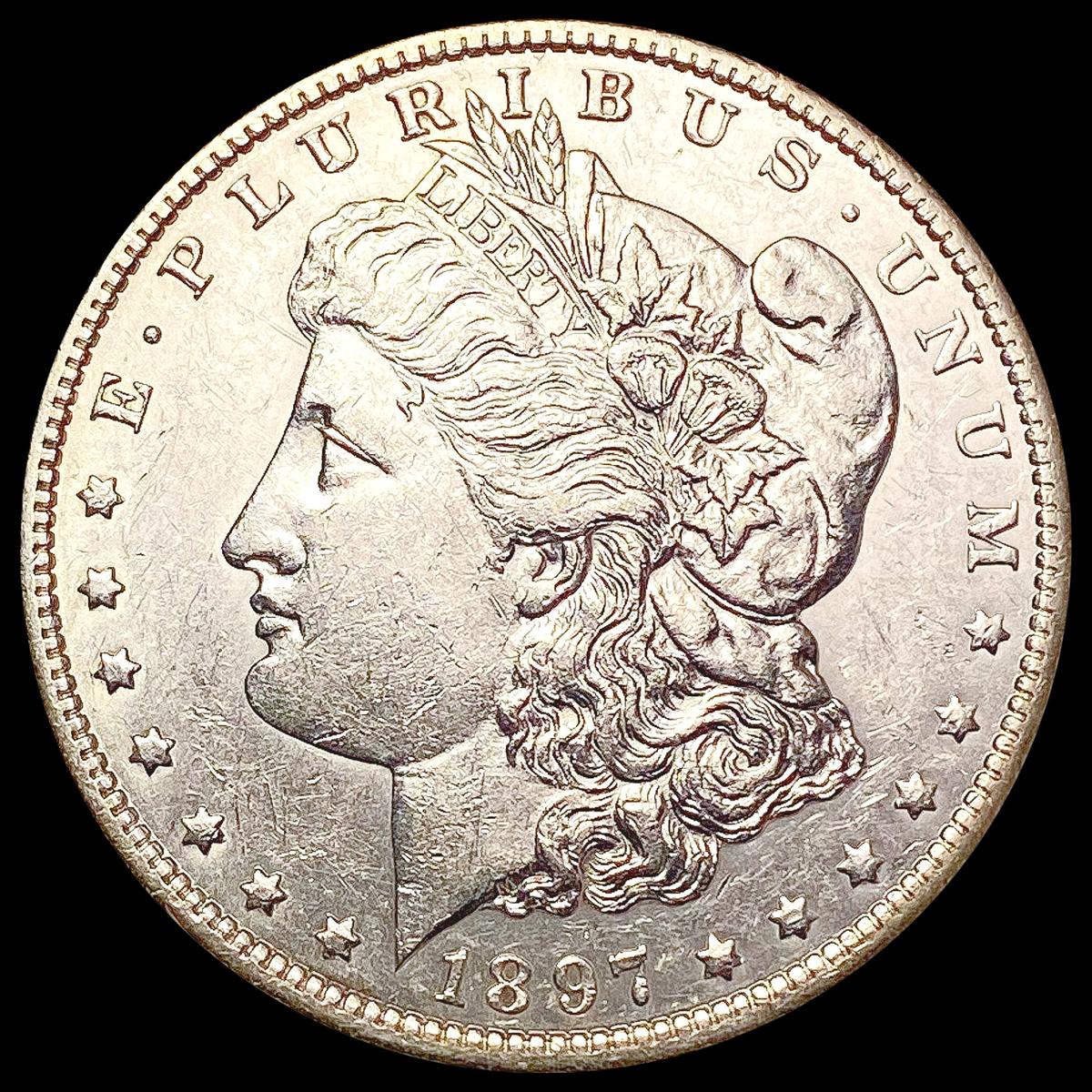 1897-O Morgan Silver Dollar CHOICE AU