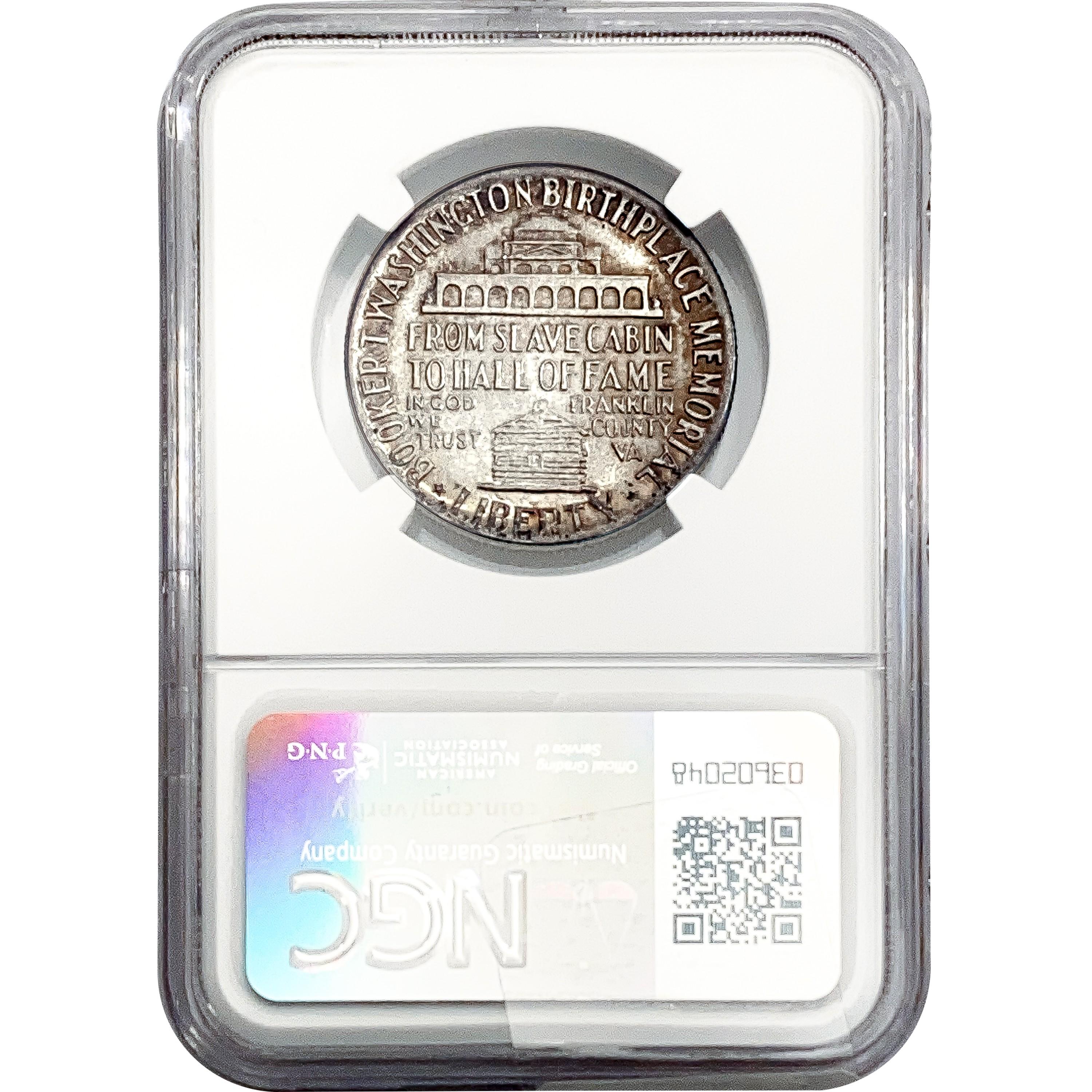 1947 Booker T Half Dollar NGC MS66