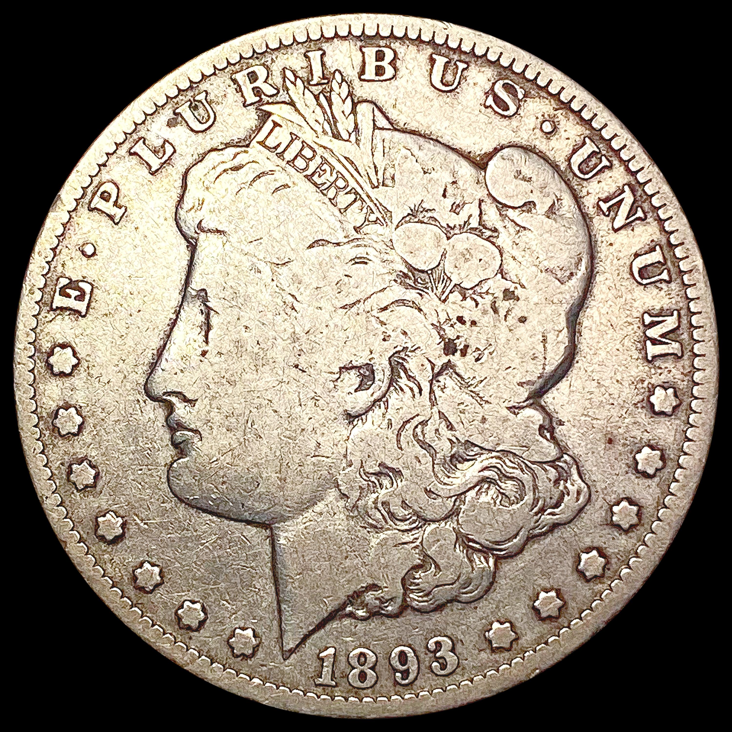 1893-O Morgan Silver Dollar NICELY CIRCULATED