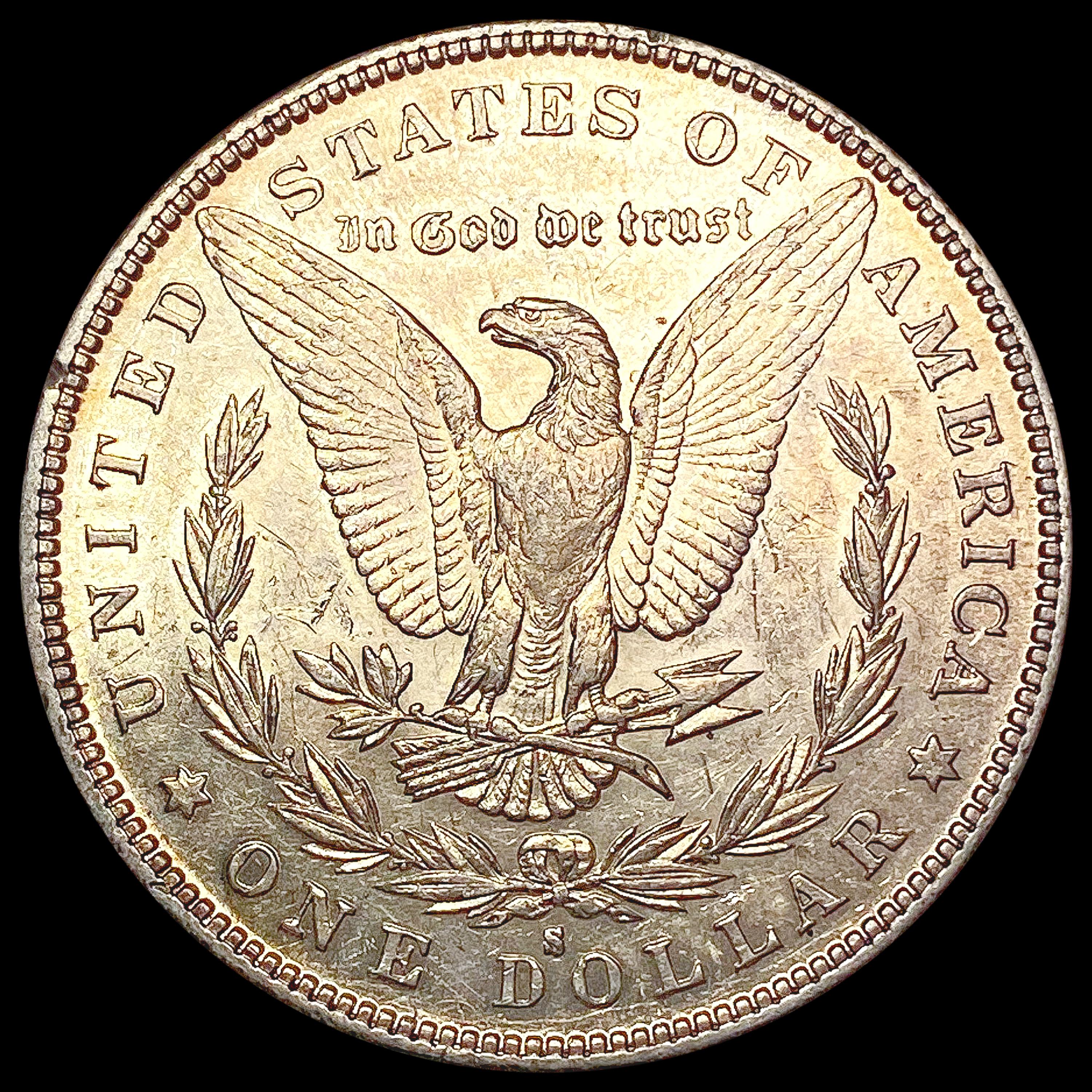 1888-S Morgan Silver Dollar CHOICE AU