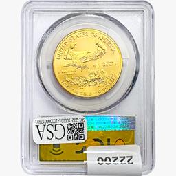 2015 $50 1oz. Gold Eagle PCGS MS70 First Strike