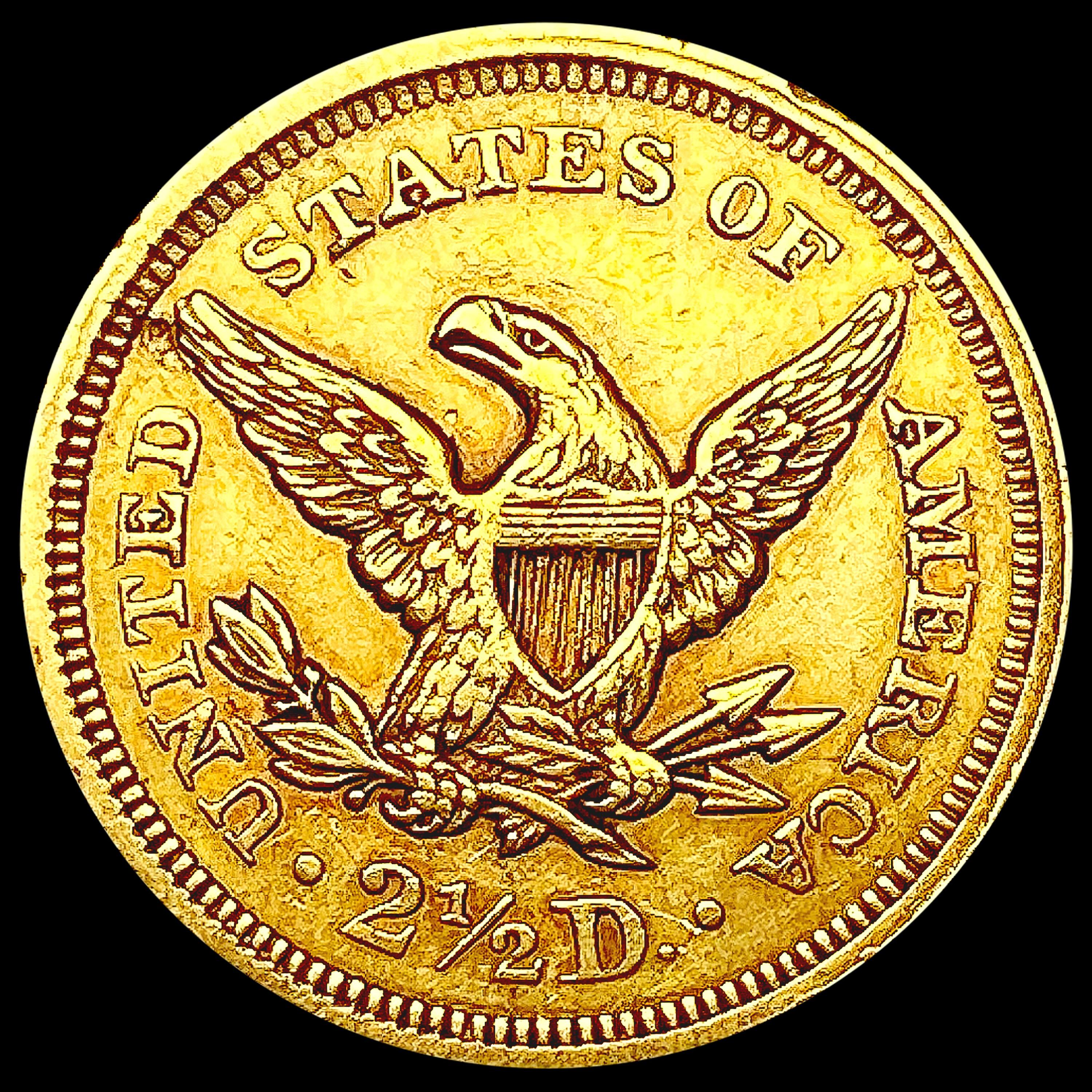 1851 $2.50 Gold Quarter Eagle NEARLY UNCIRCULATED