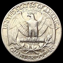 1936-D Washington Silver Quarter CLOSELY UNCIRCULA