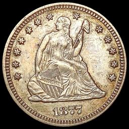 1877 Seated Liberty Quarter CLOSELY UNCIRCULATED