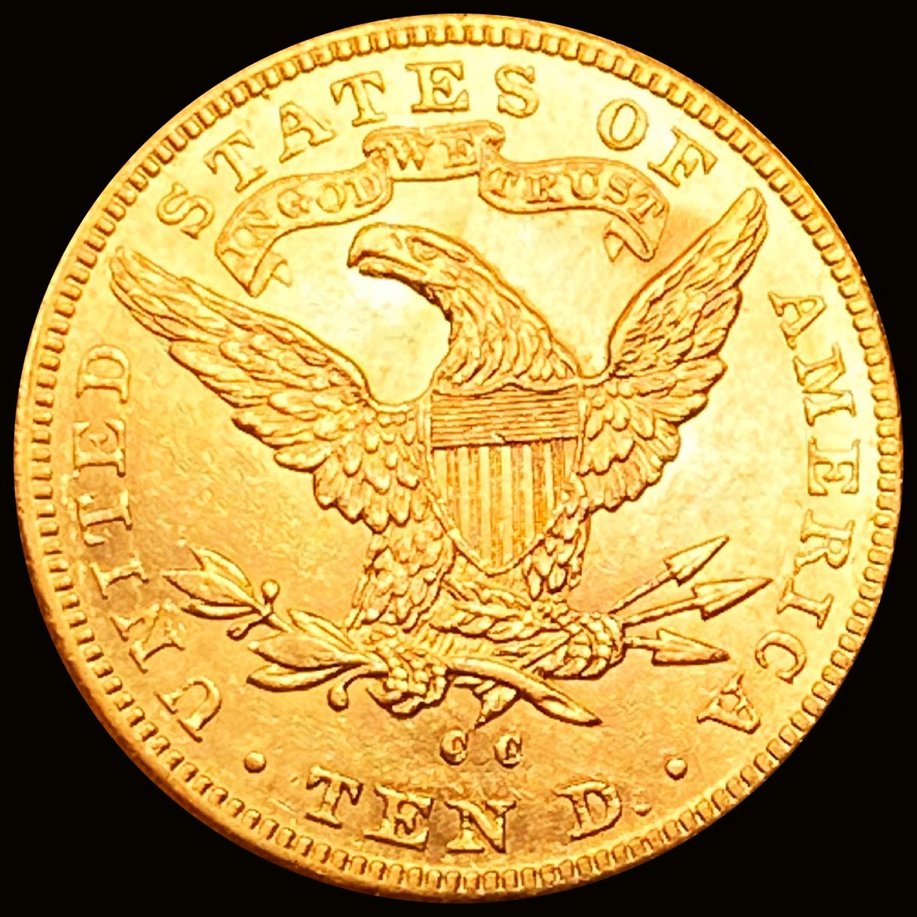 1891-CC $10 Gold Eagle CHOICE BU