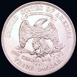 1875-CC Silver Trade Dollar CHOICE BU