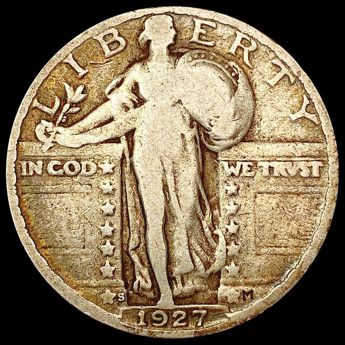 1927-S Standing Liberty Quarter LIGHTLY CIRCULATED