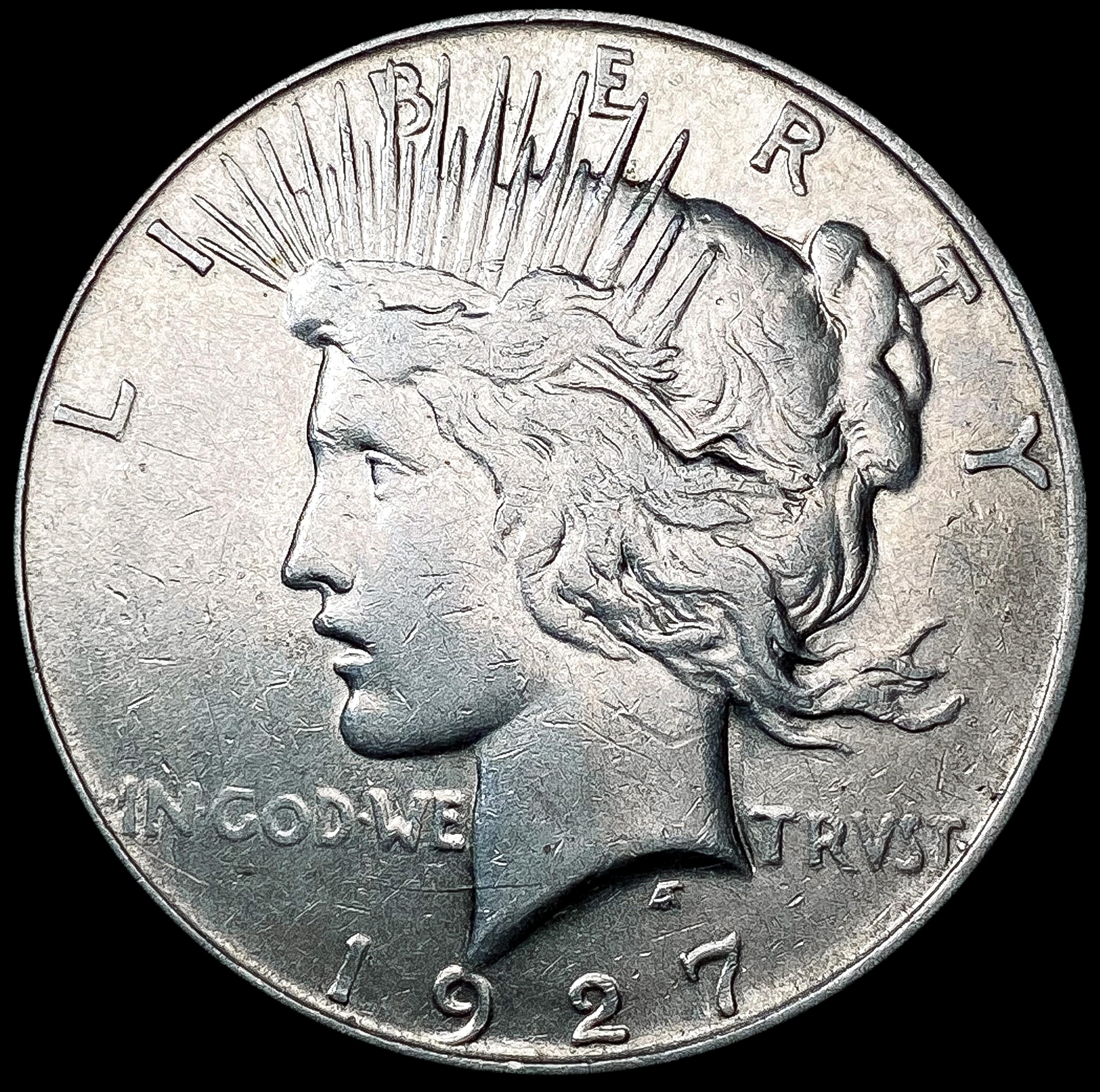 1927-D Silver Peace Dollar CLOSELY UNCIRCULATED