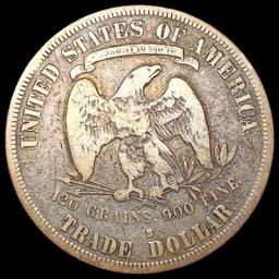 1878-S Silver Trade Dollar NICELY CIRCULATED