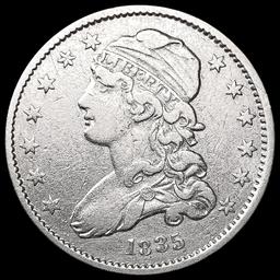 1835 Capped Bust Quarter CLOSELY UNCIRCULATED