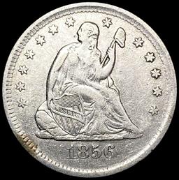 1856 Seated Liberty Quarter CLOSELY UNCIRCULATED