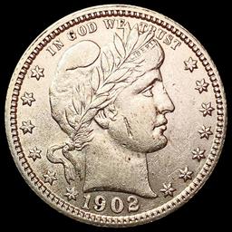 1902 Barber Quarter CHOICE AU