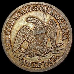 1855-O Seated Liberty Half Dollar LIGHTLY CIRCULAT