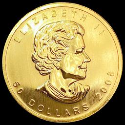 2008 Canadian Gold Maple 1oz Gold UNCIRCULATED