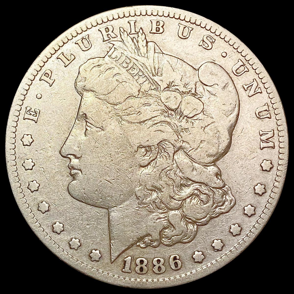 1886-S Morgan Silver Dollar LIGHTLY CIRCULATED