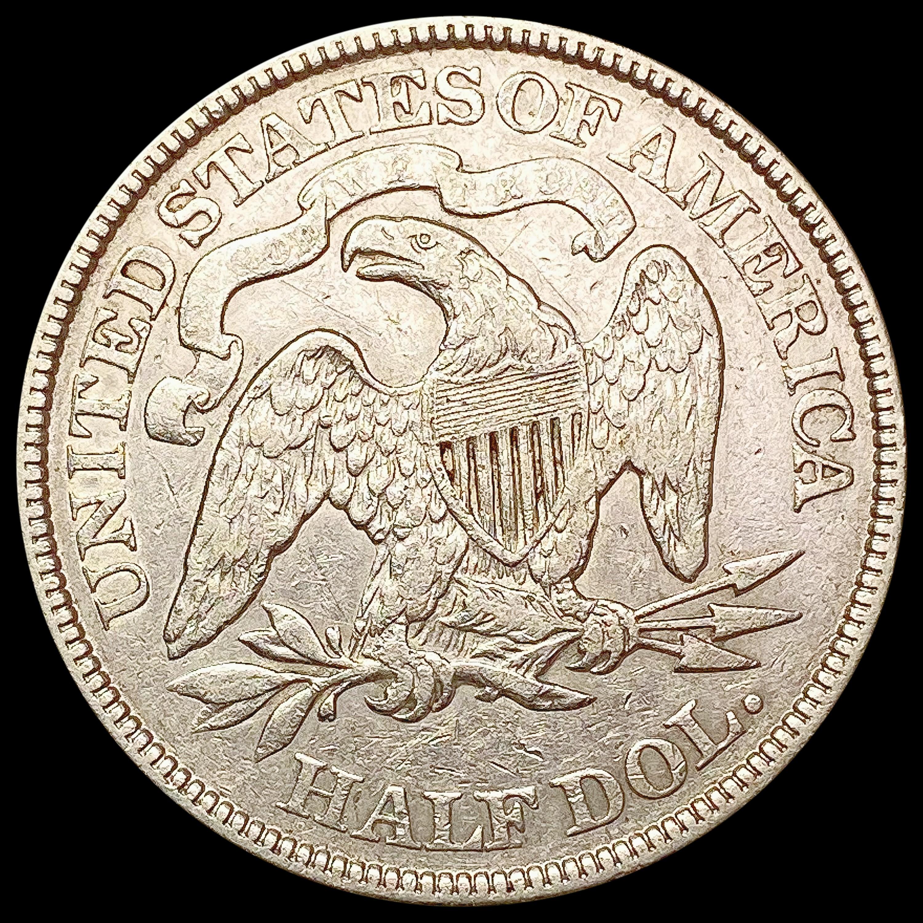 1872 Seated Liberty Half Dollar NEARLY UNCIRCULATE