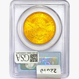 1898-S $20 Gold Double Eagle PCGS MS62