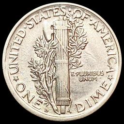 1918-D Mercury Dime CHOICE AU