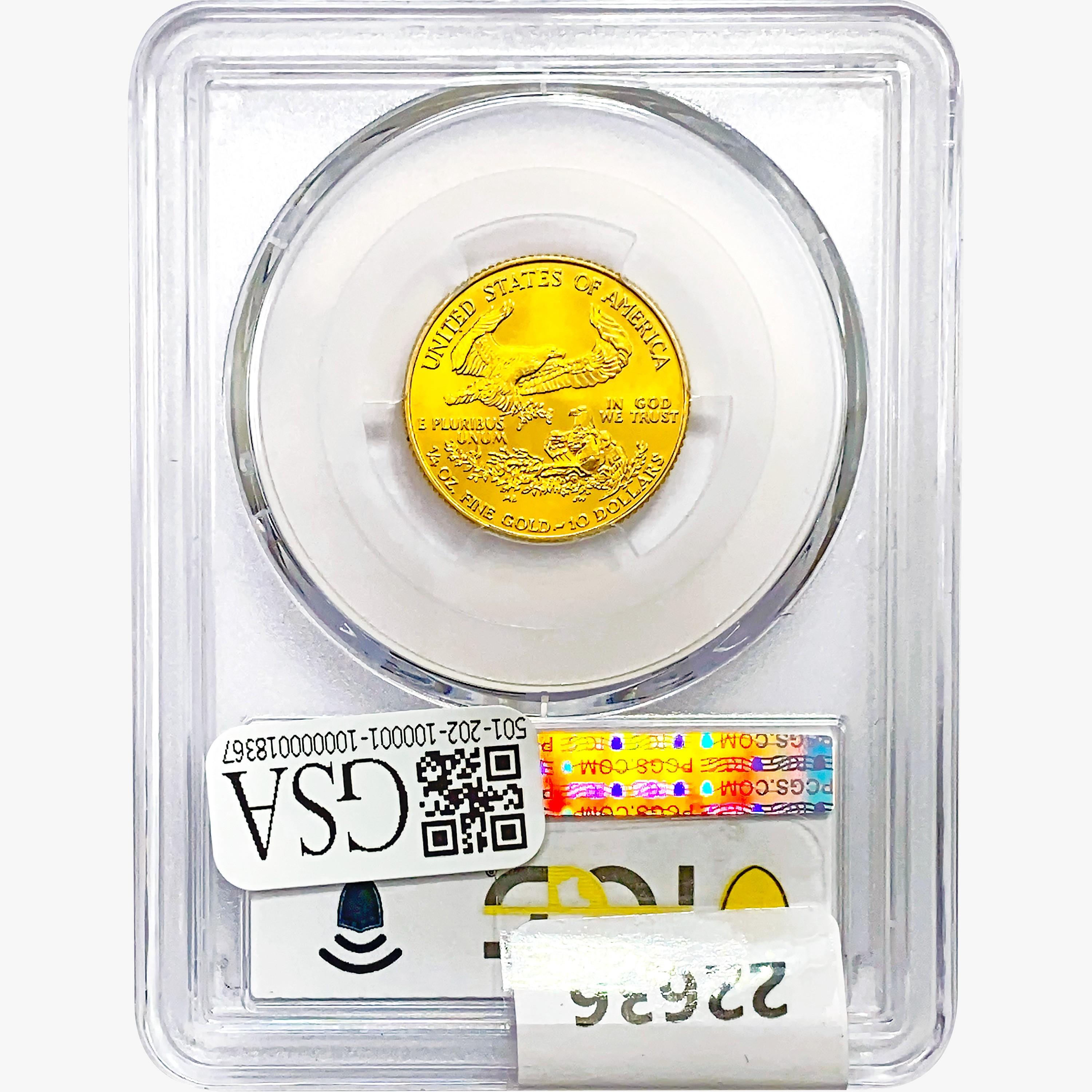 1997 $10 1/4oz. Gold Eagle PCGS MS69