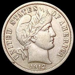 1912 Barber Dime CLOSELY UNCIRCULATED