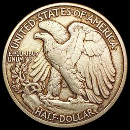 1916-D Walking Liberty Half Dollar NEARLY UNCIRCUL