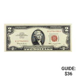 1963 $2 Red Seal Note