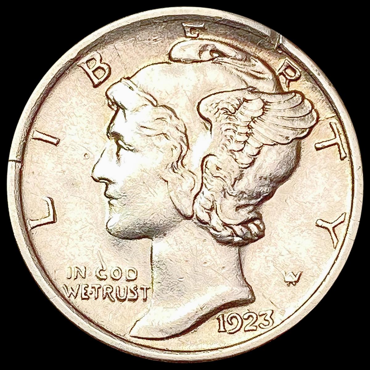 1923-S Mercury Dime CLOSELY UNCIRCULATED