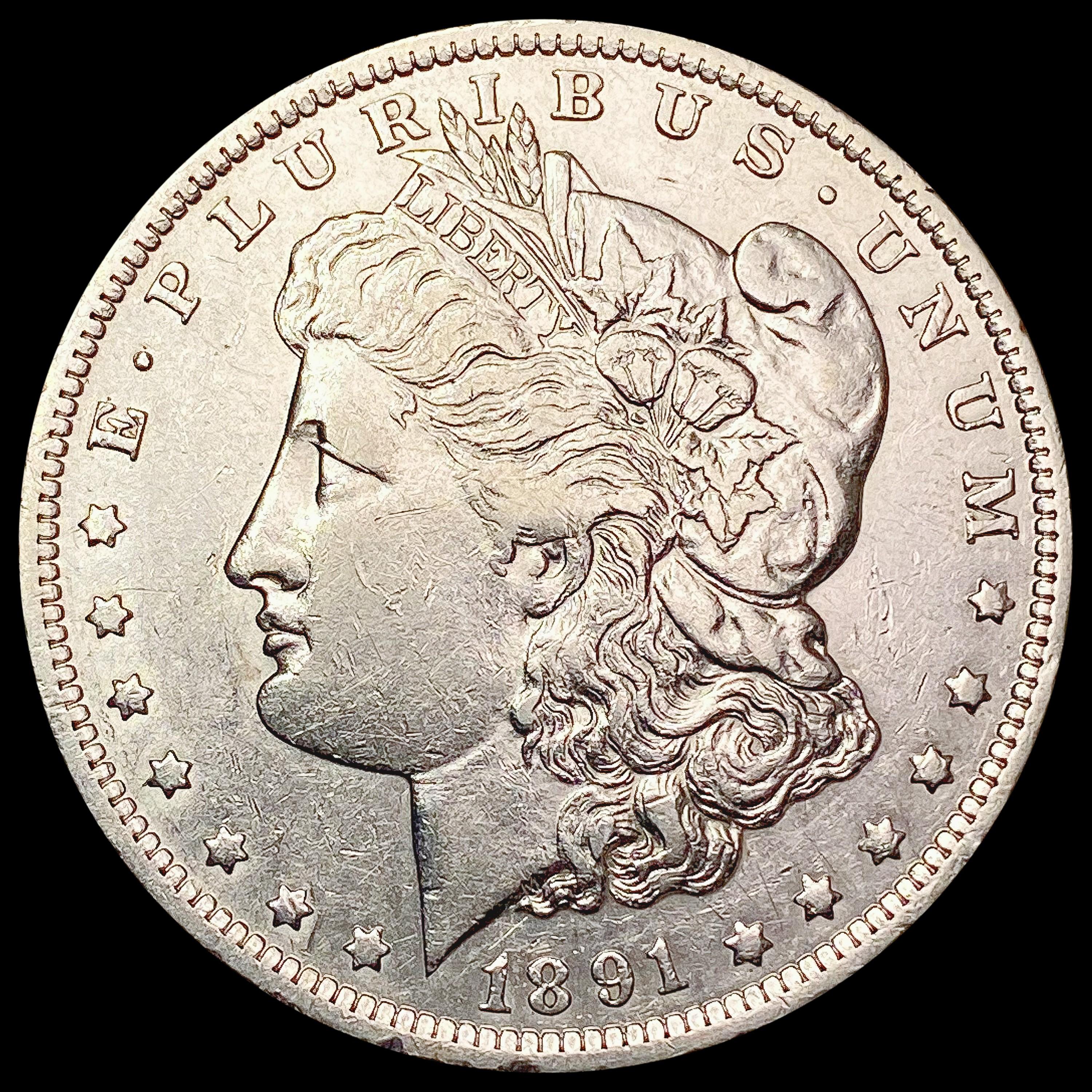 1891-O Morgan Silver Dollar CLOSELY UNCIRCULATED