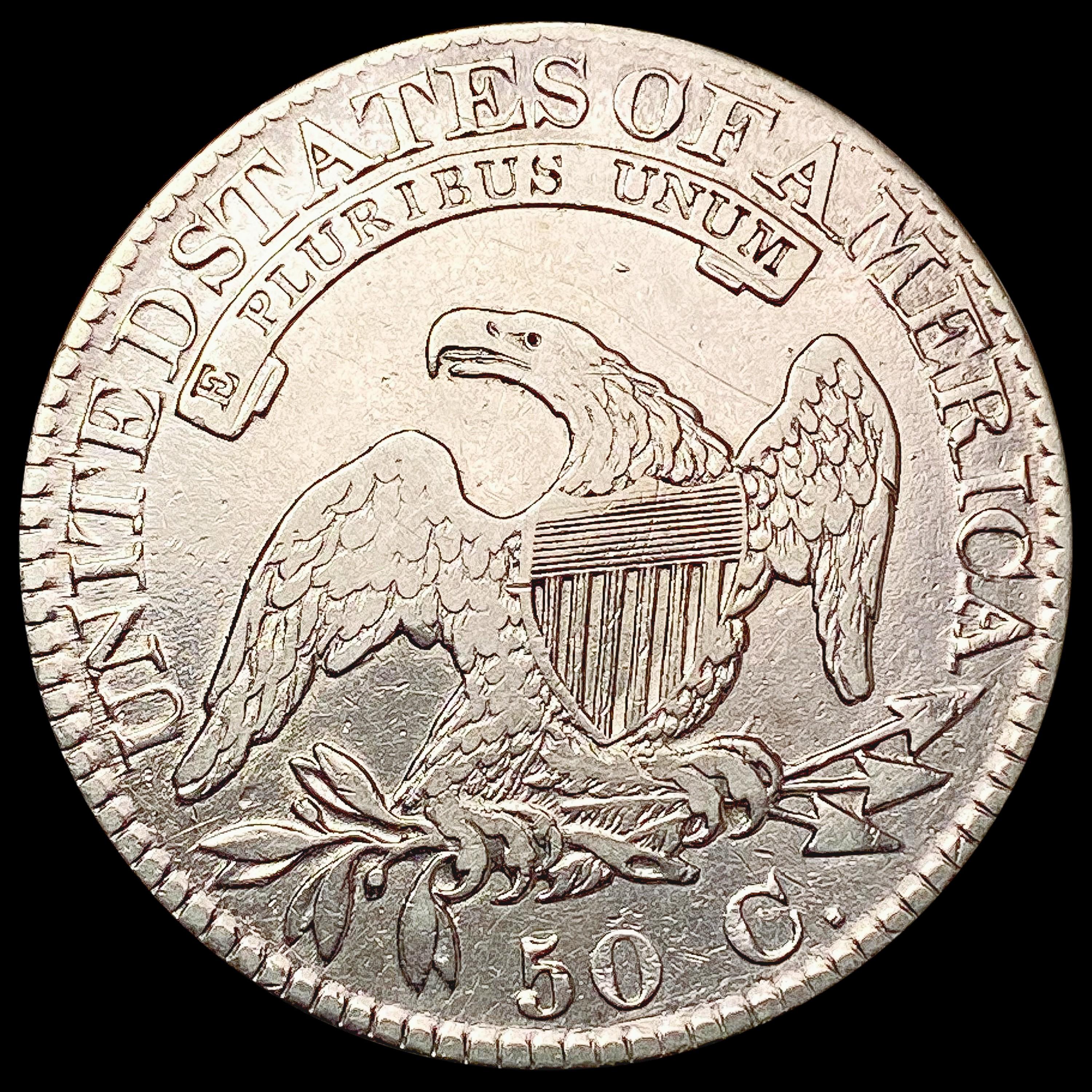 1824 Capped Bust Half Dollar CLOSELY UNCIRCULATED