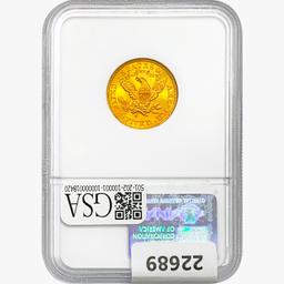 1902-S $5 Gold Half Eagle NGC MS63