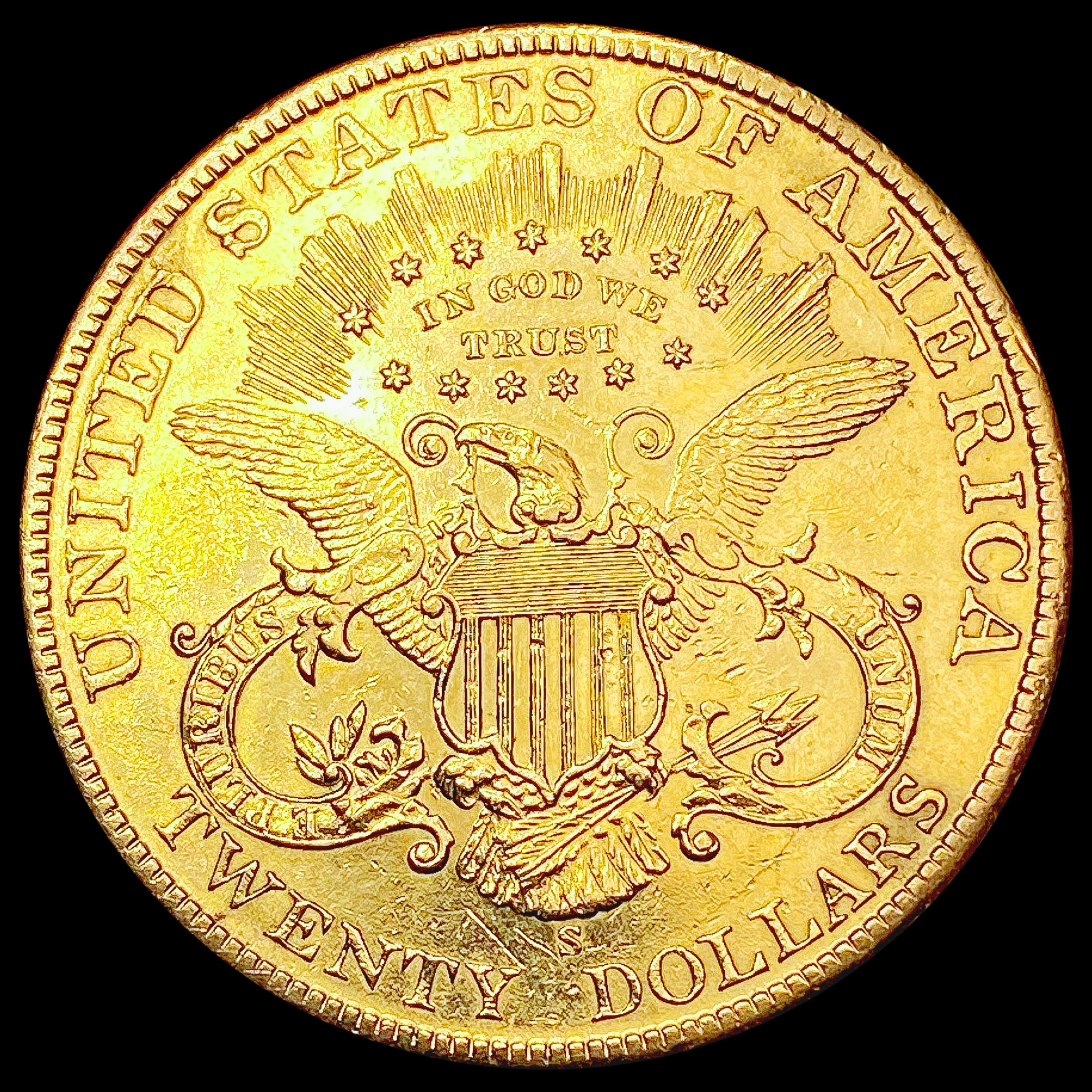 1900-S $20 Gold Double Eagle CHOICE AU