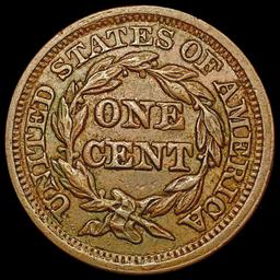 1849 Braided Hair Cent CLOSELY UNCIRCULATED