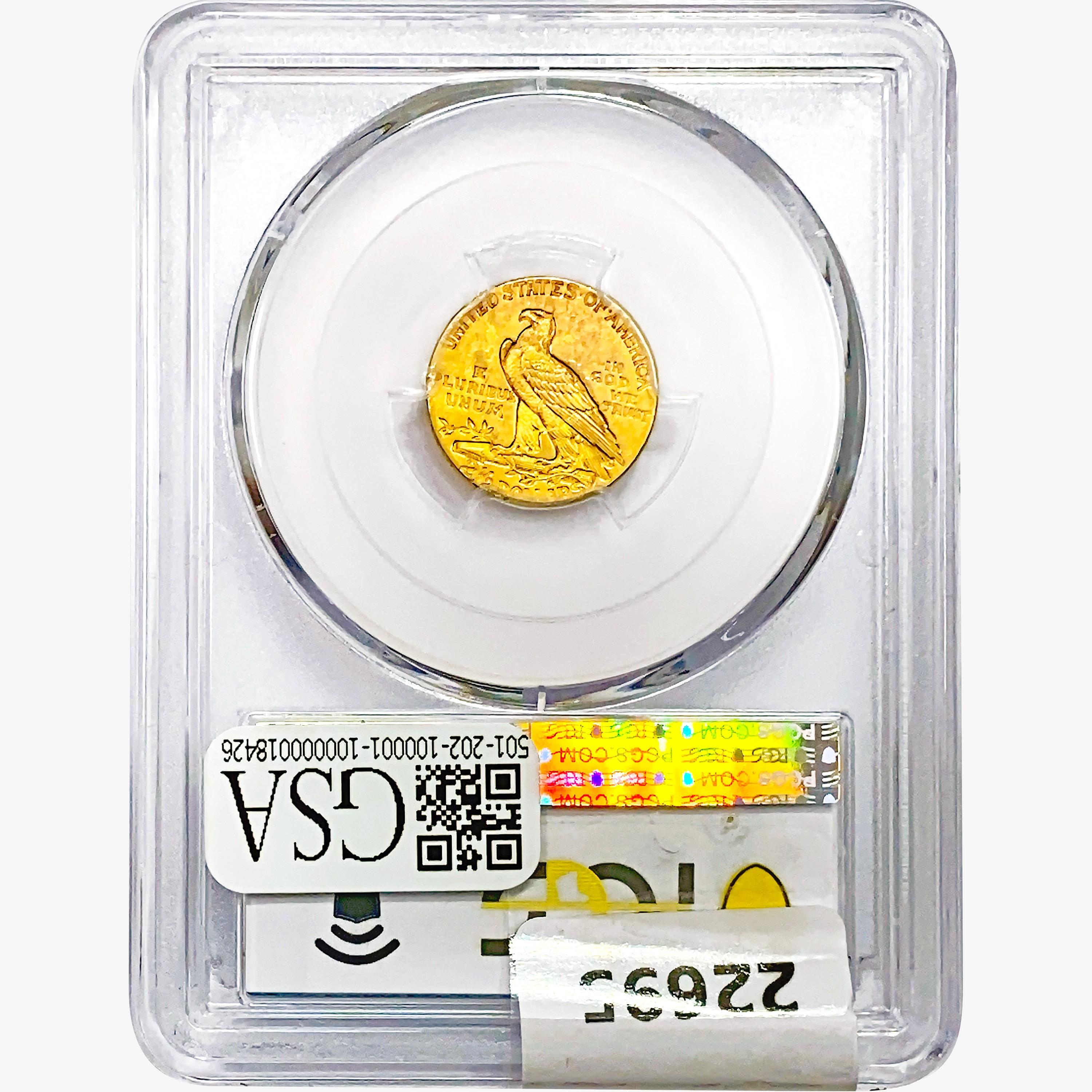 1926 $2.50 Gold Quarter Eagle PCGS MS63