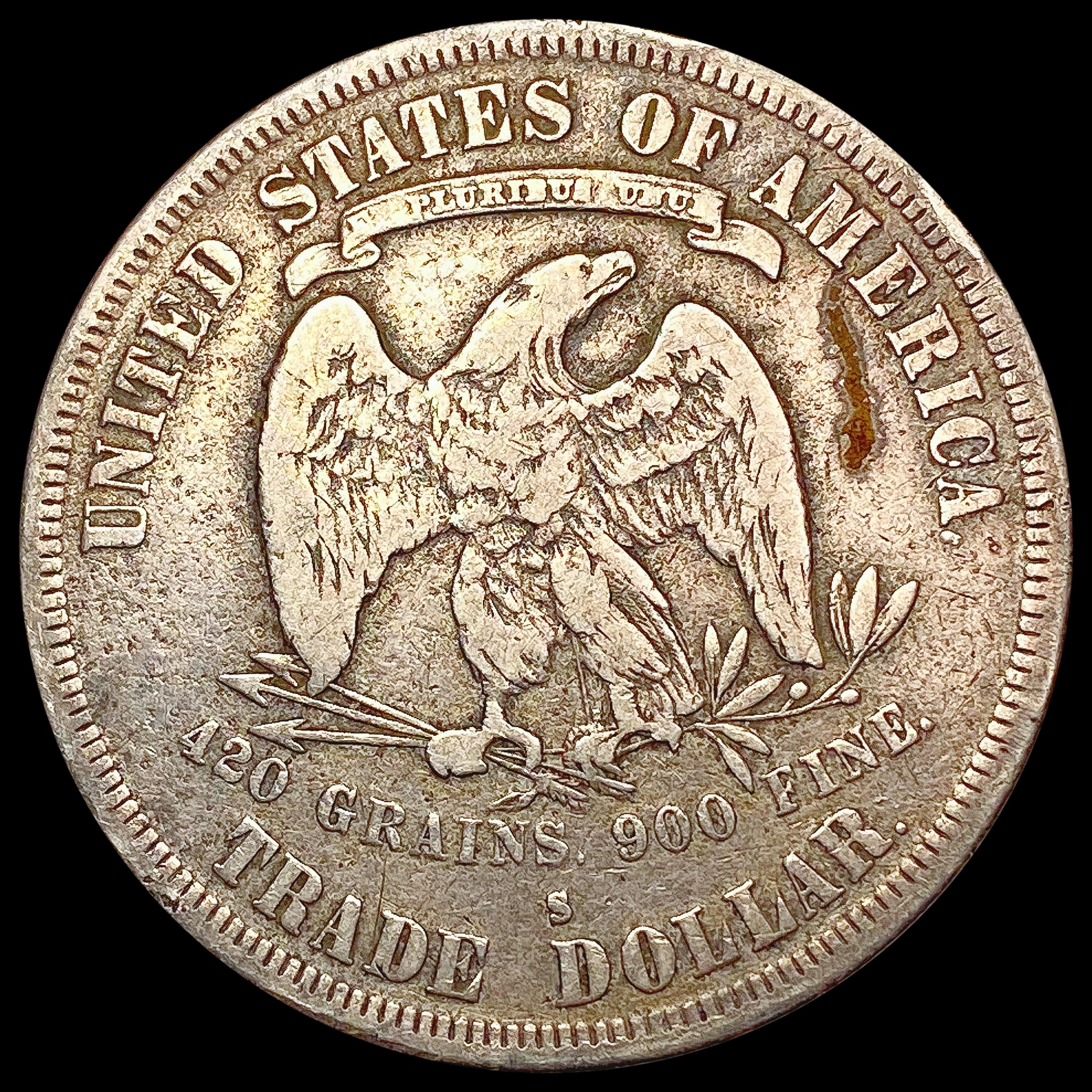 1878-S Silver Trade Dollar NICELY CIRCULATED