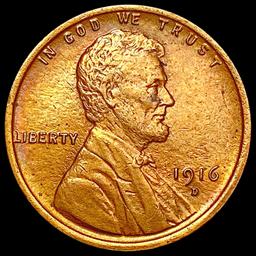 1916-D Wheat Cent CHOICE AU