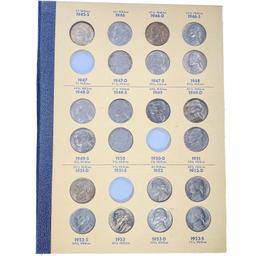 1938-1964 Jefferson Nickel Book (56 Coins)