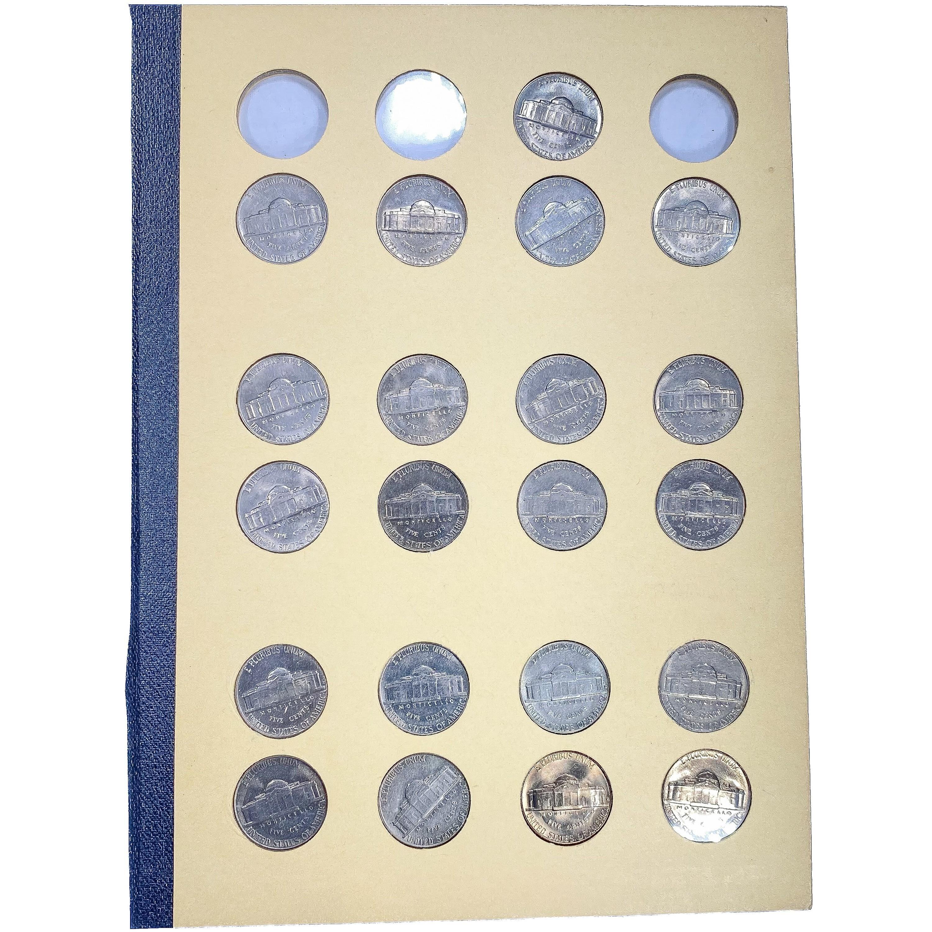 1938-1964 Jefferson Nickel Book (56 Coins)