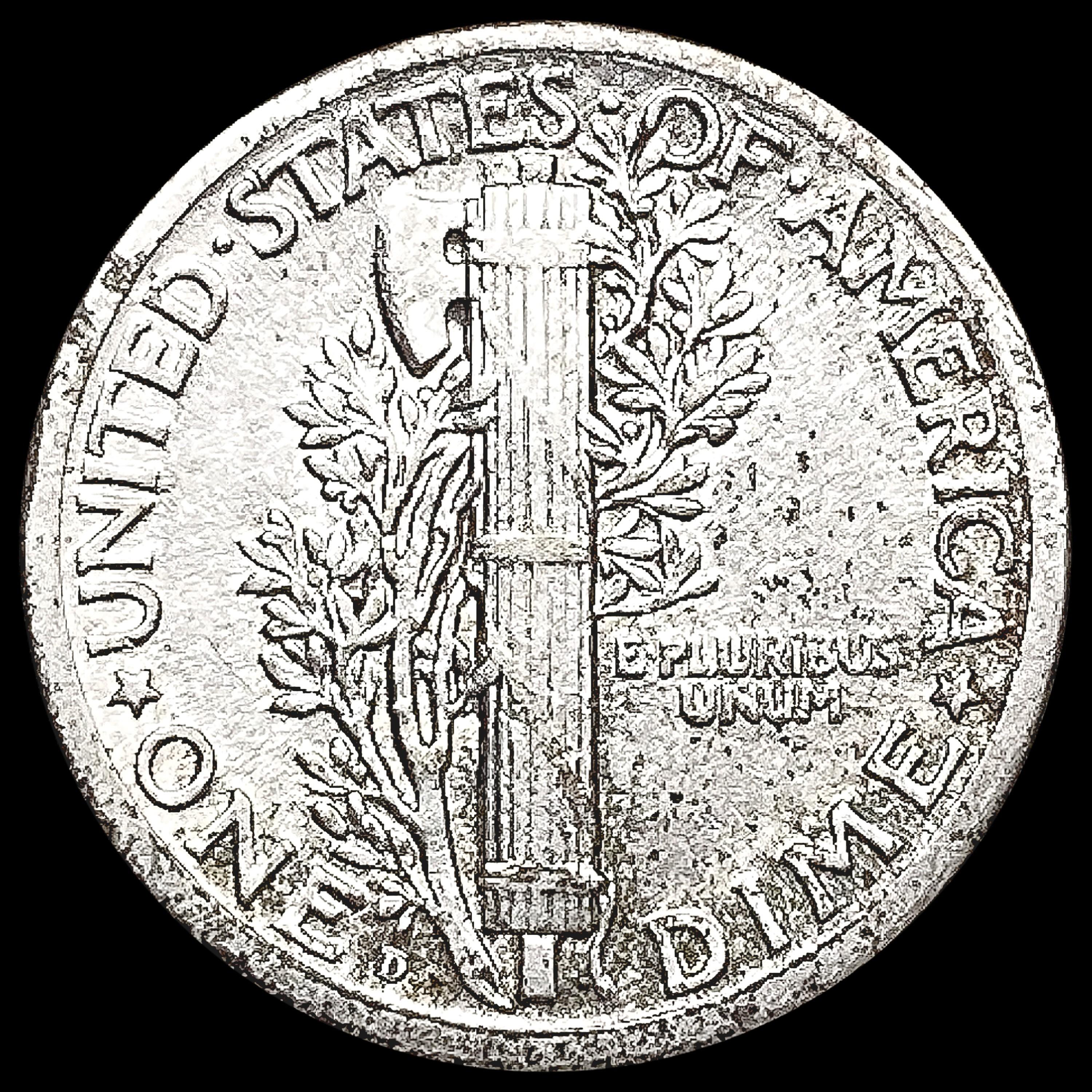 1917-D Mercury Dime NEARLY UNCIRCULATED