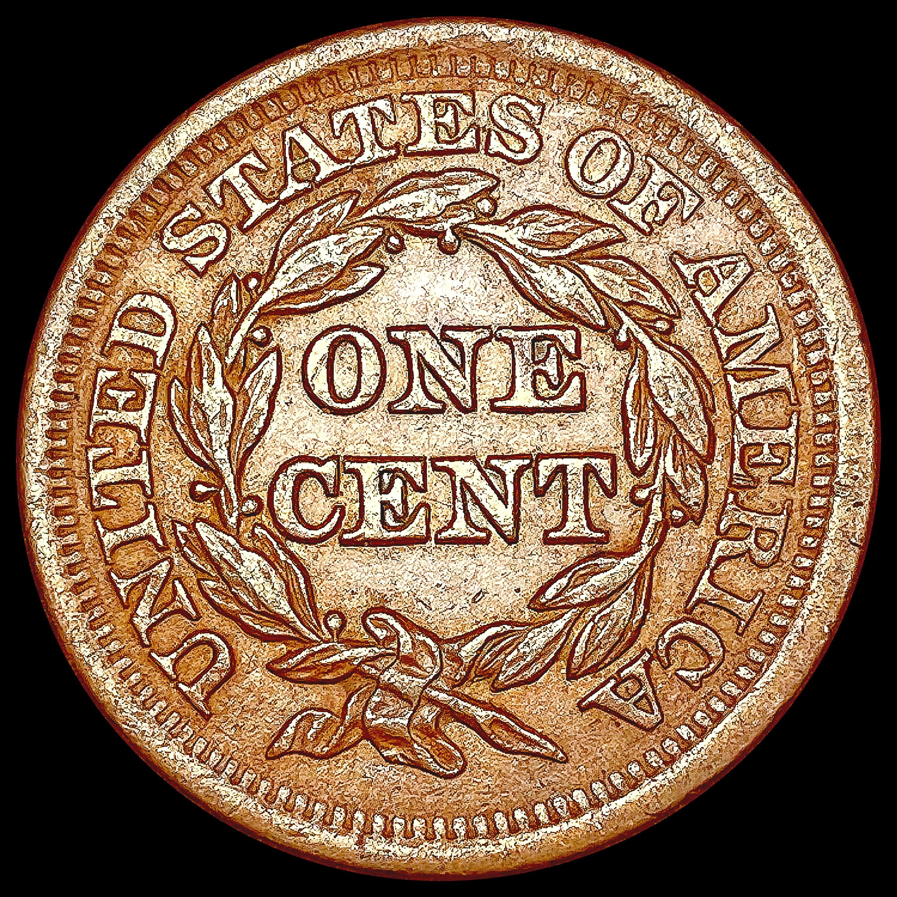 1851 Braided Hair Large Cent CLOSELY UNCIRCULATED