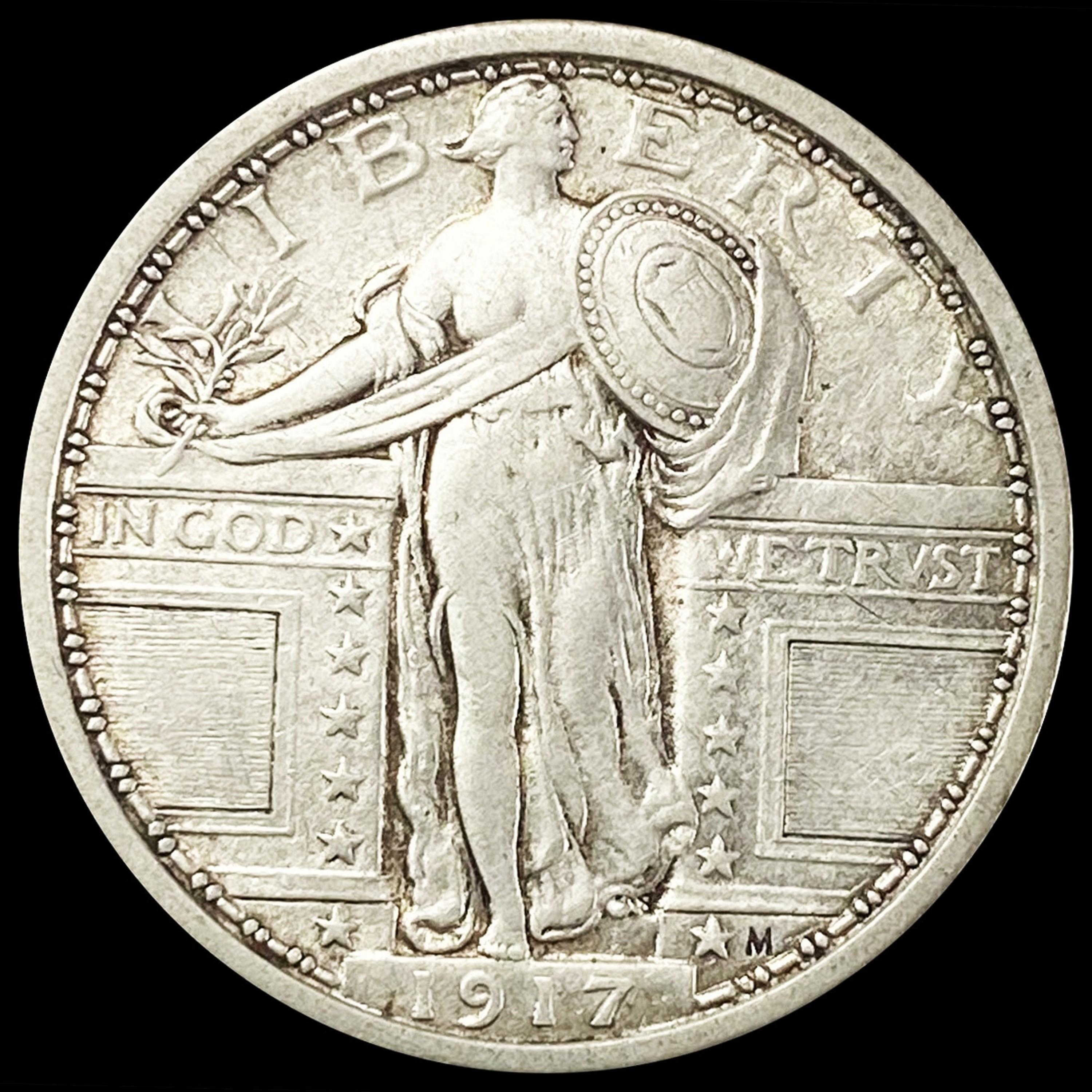 1917 Standing Liberty Quarter LIGHTLY CIRCULATED