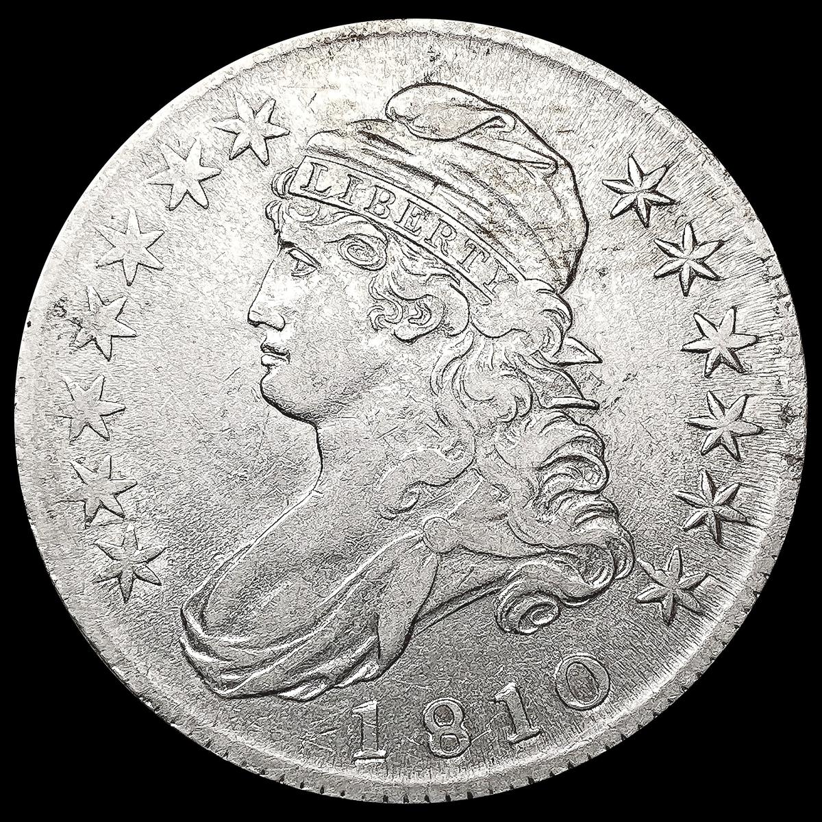 1810 Capped Bust Half Dollar CLOSELY UNCIRCULATED