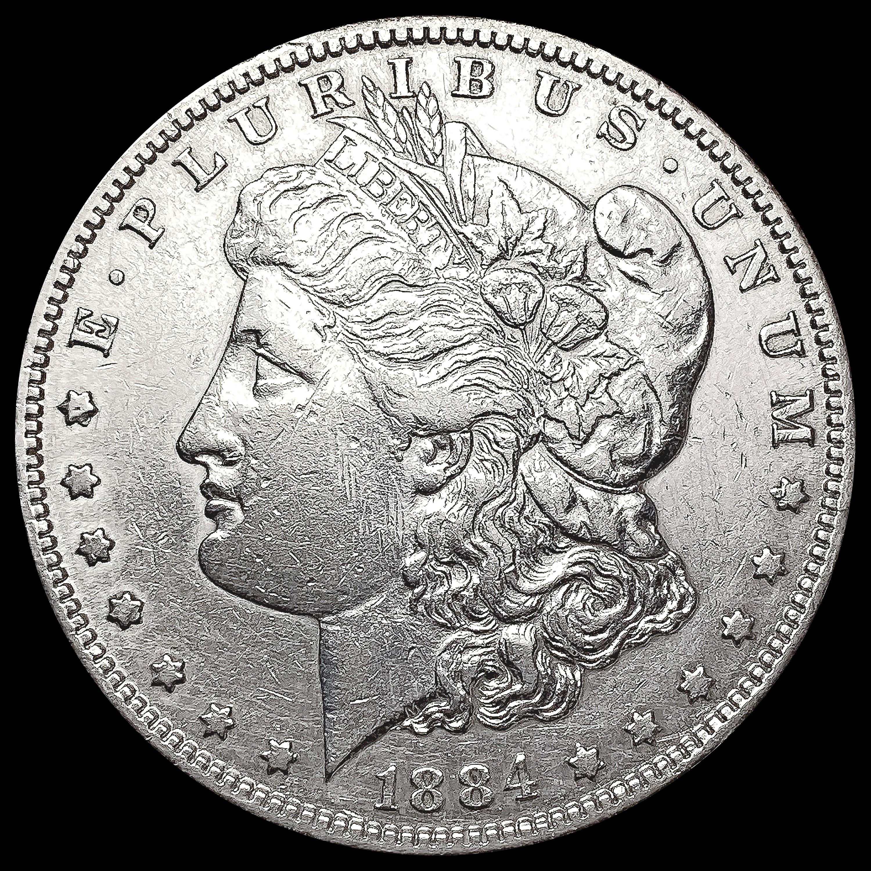 1884-S Morgan Silver Dollar CLOSELY UNCIRCULATED